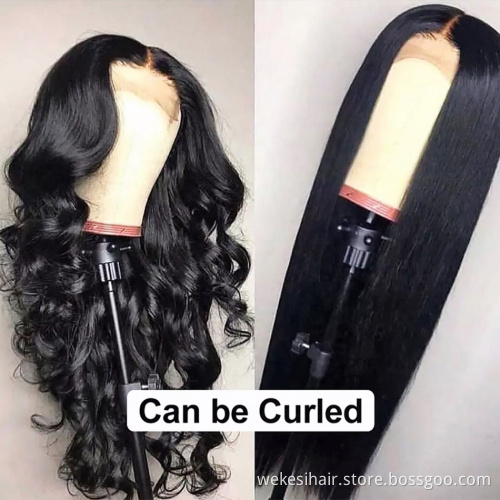 4x4 13x4 13x6 360 HD Lace Frontal Wigs Brazilian Straight Human Hair Wigs 150% 180% 200% Human Hair Lace Wig For Black Woman